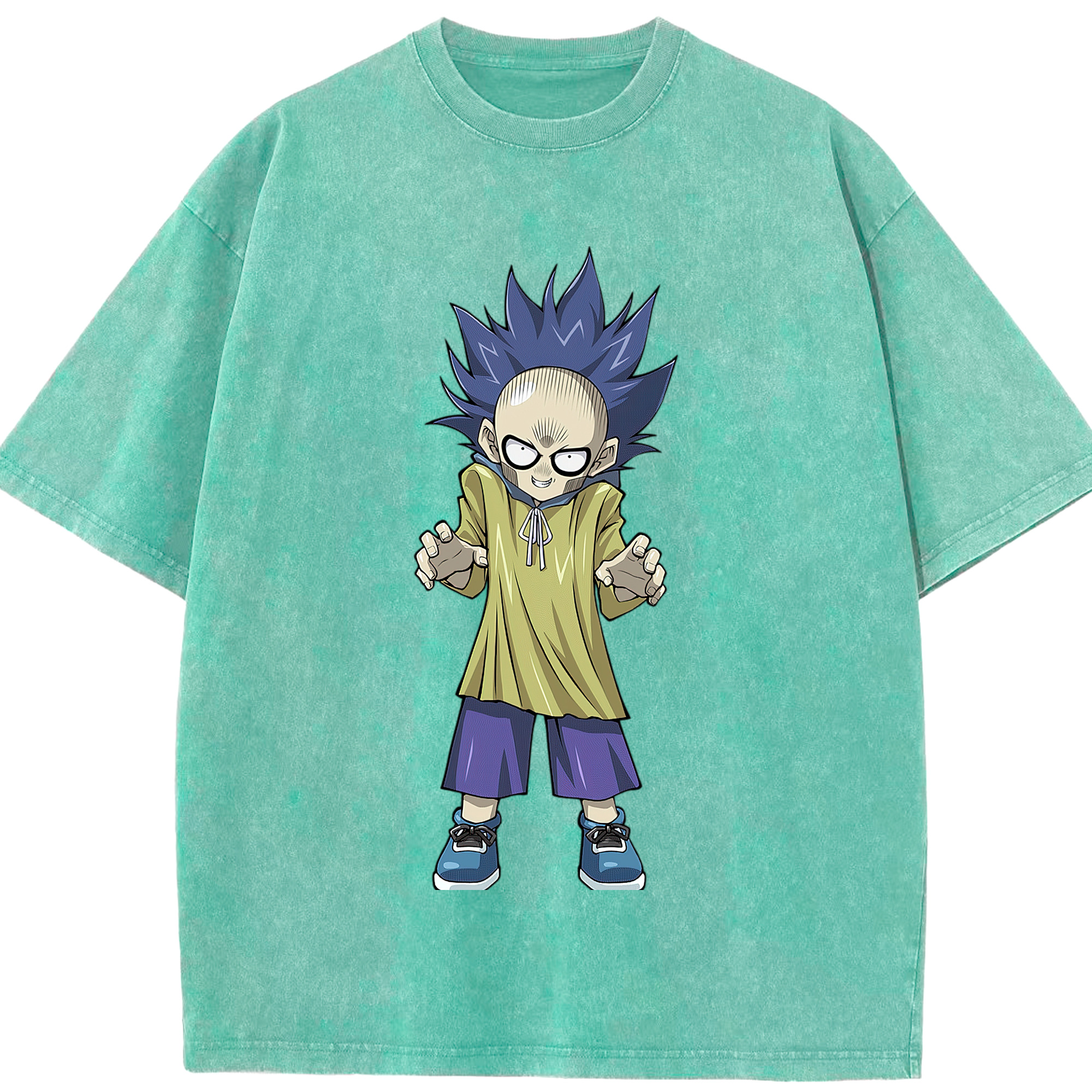 （画像用） 遊☆戯☆王 Yu-Gi-Oh! 綿100% ヴィンテージ風 半袖Tシャツ（フロントプリント）